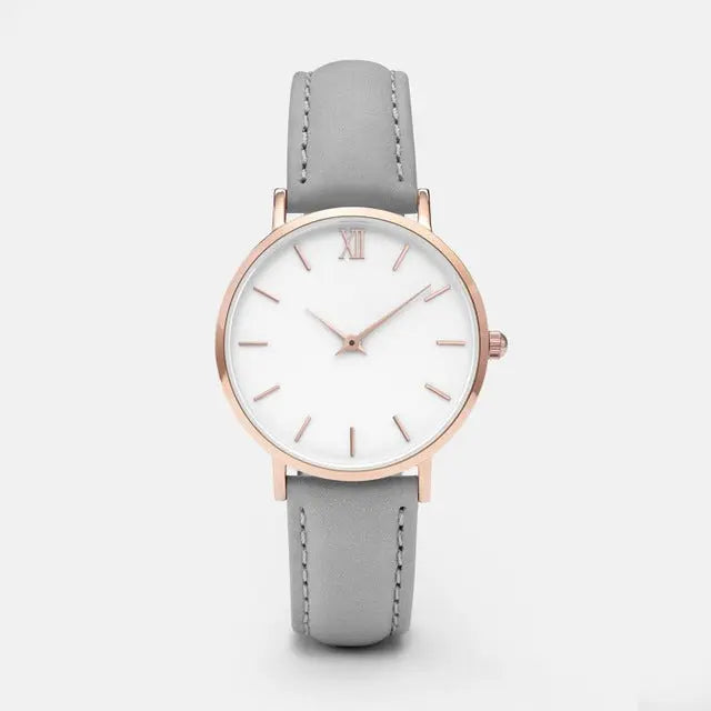 Fashion Women Watches Leather Quartz Watch for Ladies Clocks null