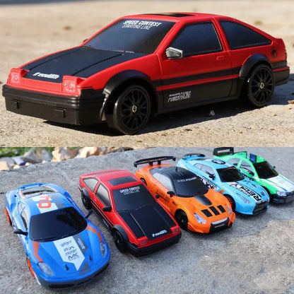 2.4G Drift Rc Car 4WD RC Drift Car Toy Remote Control GTR Model AE86 Vehicle Car RC Racing Car Toy For Children Christmas Gifts null