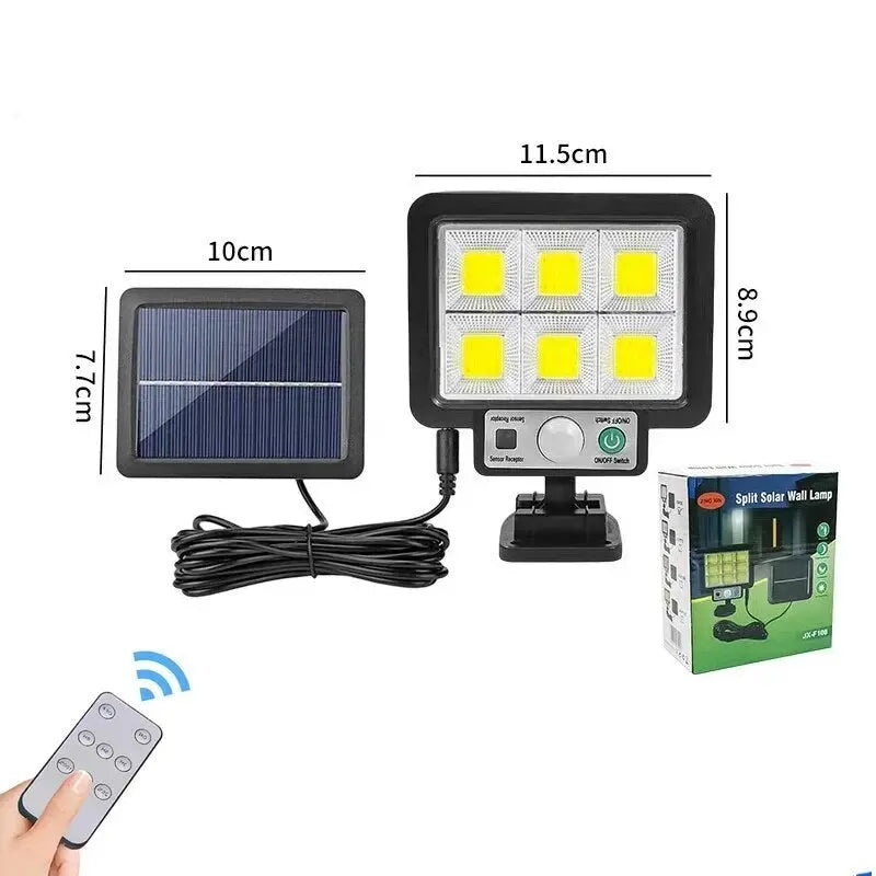 LED Solar Split Wall Lamp 3 Mode Waterproof Motion Sensor Lamps Garden Street Lighting Solar Lamp For Garage Security Wall Light null