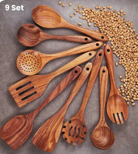 Wooden Spatula Cookware Kitchenware Set null