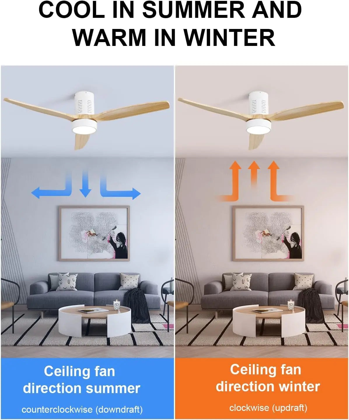 Metal And Wood Ceiling Fans null