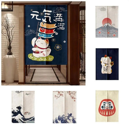 Kitchen Partition Porch Feng Shui Lucky Curtain null