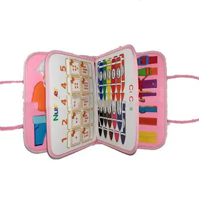 New Busy Book Children's Busy Board Dressing And Buttoning Learning Baby Early Education Preschool Sensory Learning Toy null