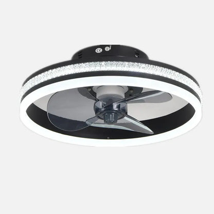 Bedroom Living Room Invisible LED Ceiling Ceiling Fan Lights null