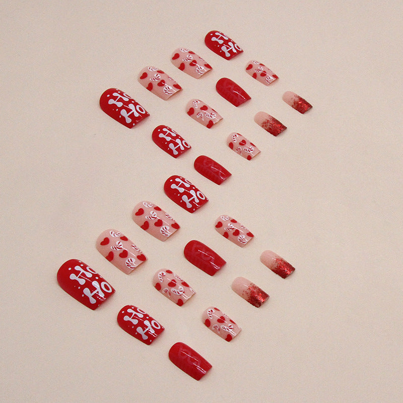 Red Christmas Nail Art Love Glitter Fake Nails Nail Art null Red Christmas Nail Art Love Glitter Fake Nails Nail Art Red Christmas Nail Art Love Glitter Fake Nails Nail Art