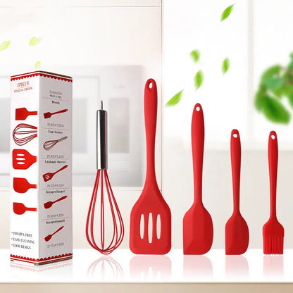 5-piece silicone kitchenware set null