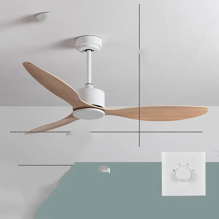 New Scandinavian Industrial Ceiling Fans Without Lights null