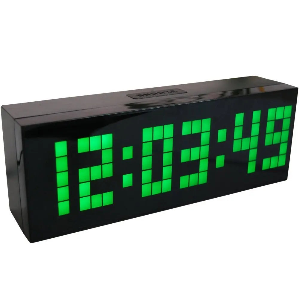 Electronic Alarm Clock Automatically Clocks The Wall Clock null