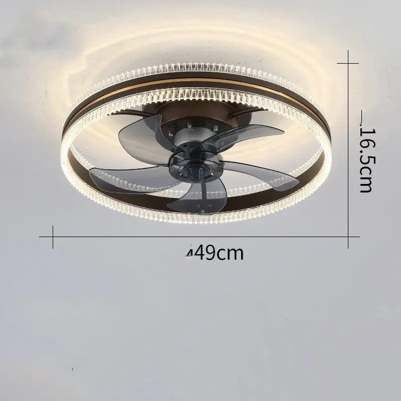 Ceiling Fan Home Integrated Invisible Ceiling Fan Light null