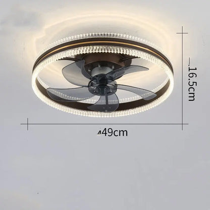 Ceiling Fan Home Integrated Invisible Ceiling Fan Light null