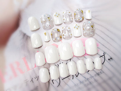 Finished Nail Art Magazine Style Beautiful Bride Fake Nails null Finished Nail Art Magazine Style Beautiful Bride Fake Nails Finished Nail Art Magazine Style Beautiful Bride Fake Nails