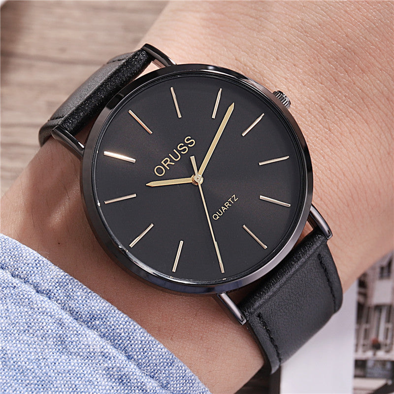 Men's Light Luxury Ultra-thin Belt Watch null Men's Light Luxury Ultra-thin Belt Watch