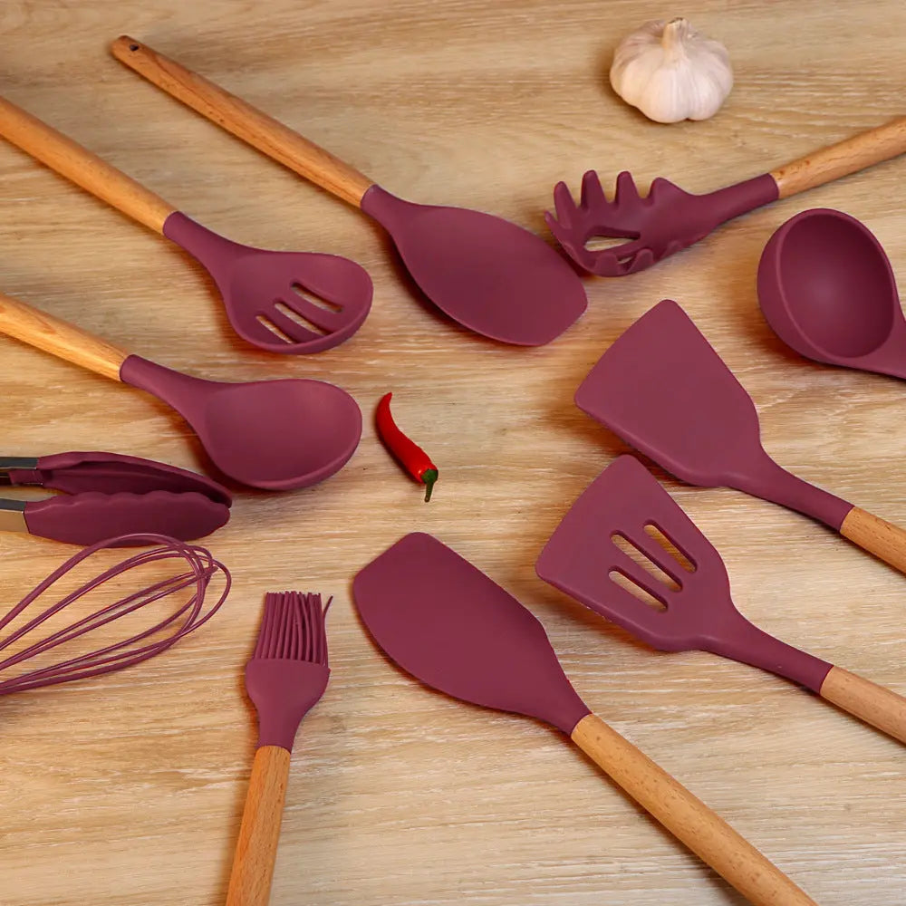 Silicone kitchenware set null