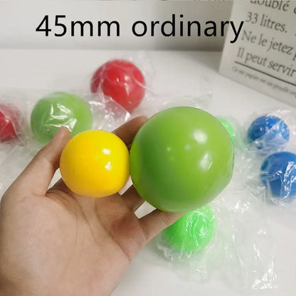 Stick Wall Ball Stress Relief Toys Sticky Squash Ball null