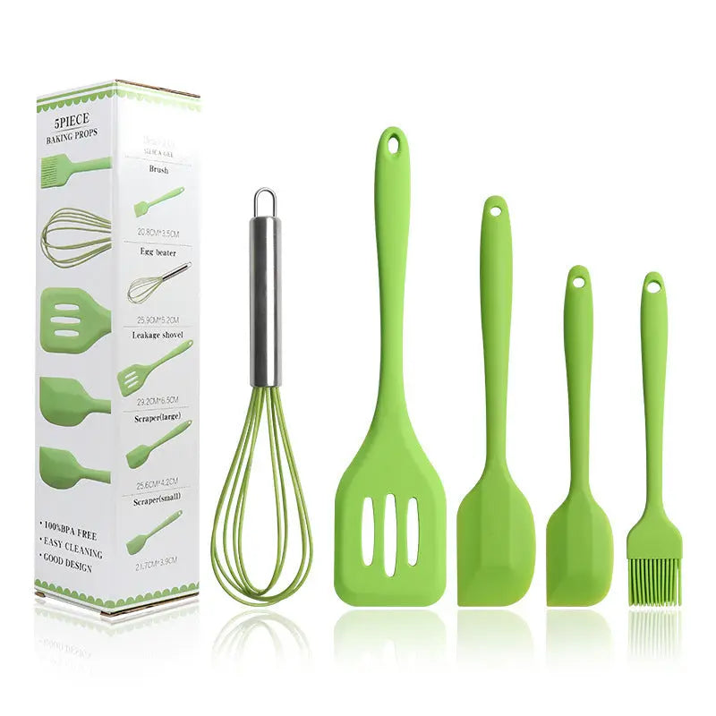 5-piece silicone kitchenware set null