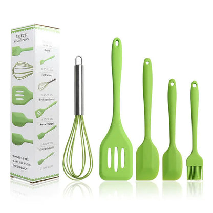 5-piece silicone kitchenware set null