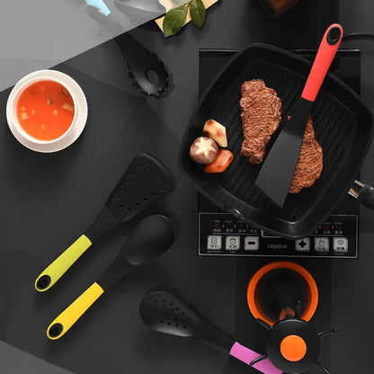 Rainbow Nylon Kitchenware 7 Piece Set null