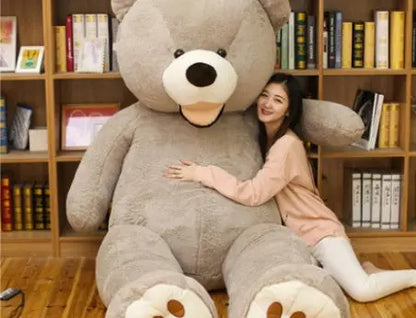 Giant Teddy Bear Plush Toy Huge  Soft Toys  Leather Shell null