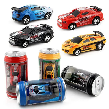 Coke Can Mini RC Car Radio Remote Control Micro Racing Car 4 Frequencies null