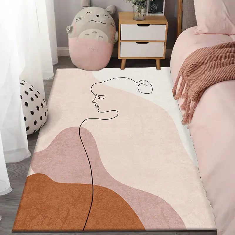 Household Floor Mats, Carpets, Bedroom Rooms Full Of Bedside Blankets, Tatami Mats null