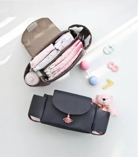 Multifunction Baby Stroller Bag Organizer Maternity Nappy Bag Stroller Accessories Cup wheelchair bag null