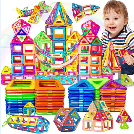 Magnetic Building Blocks DIY Magnets Toys For Kids Designer Construction Set Gifts For Children Toys null