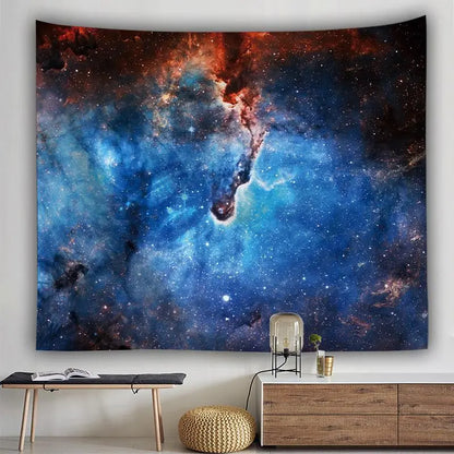 Printed Star Tapestry Multifunctional Tapestry Sitting Blanket Wall Hanging null