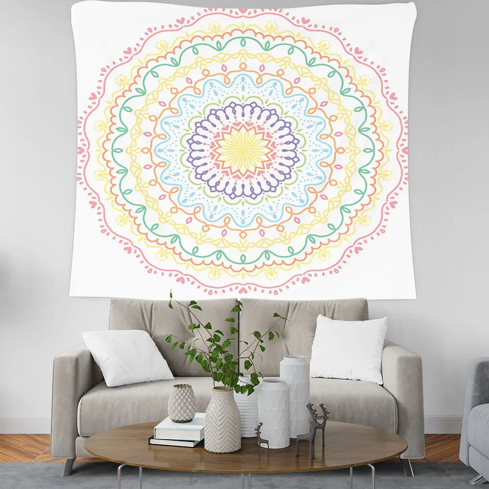 Printed home tapestry wall hanging mural null