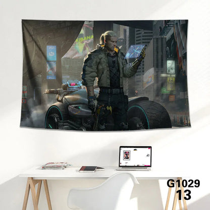 Game background cloth tapestry wall cloth tapestry decoration canvas null