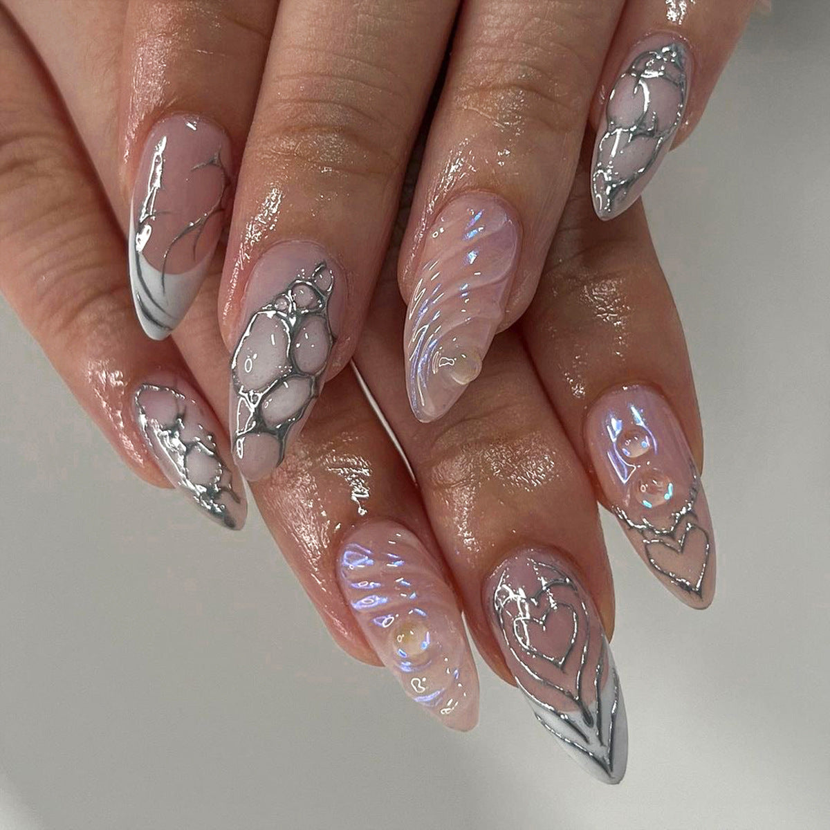 3D Three-dimensional Popular Rhinestone Relief Fake Nails null 3D Three-dimensional Popular Rhinestone Relief Fake Nails 3D Three-dimensional Popular Rhinestone Relief Fake Nails