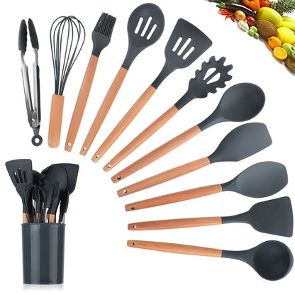 German silicone spatula kitchenware set null