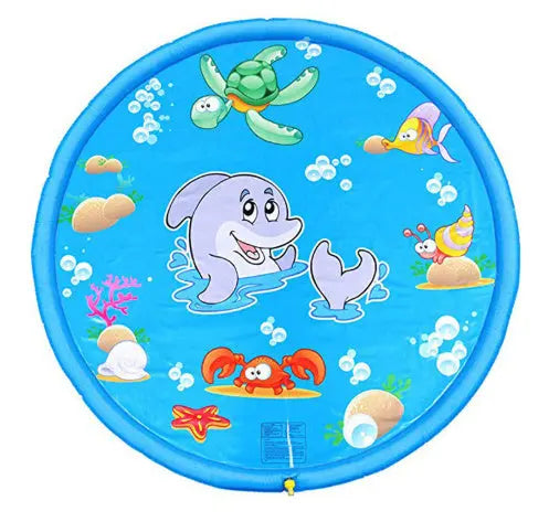 Durable Children's Water Spray Pool Mat Splash Sprinkle Play Pad Mat null