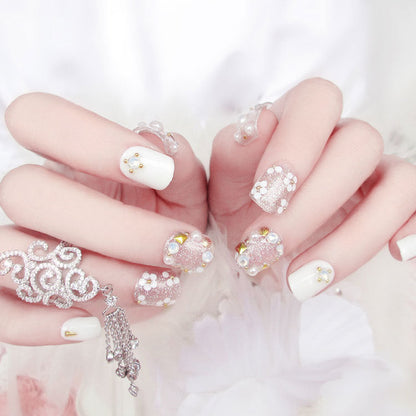 Finished Nail Art Magazine Style Beautiful Bride Fake Nails null Finished Nail Art Magazine Style Beautiful Bride Fake Nails Finished Nail Art Magazine Style Beautiful Bride Fake Nails