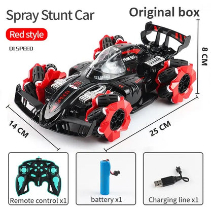 4WD Horizontal Drift Spray Stunt RC Car Toy null