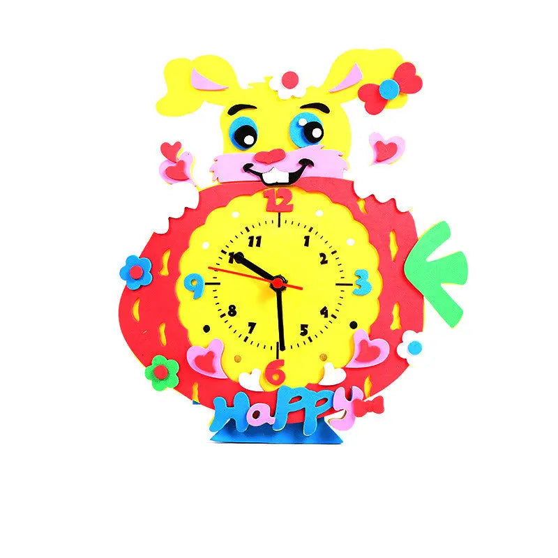 Handmade Materials Diy To Make Children's Creative Clocks null