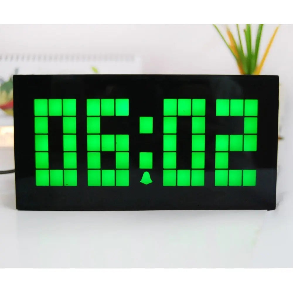 Electronic Alarm Clock Automatically Clocks The Wall Clock null