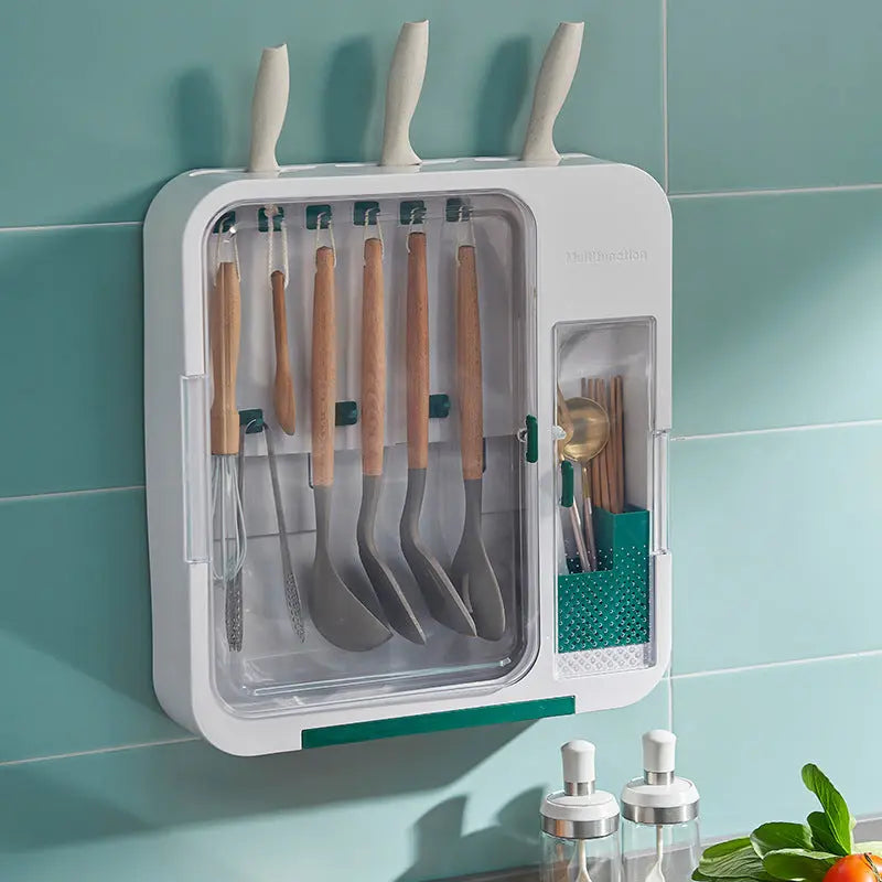 Kitchenware Wall-mounted Shelf Perforation-Free Storage Rack null