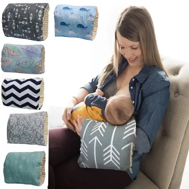 Adjustable Baby Cotton Nursing Arm Pillow Breastfeeding Washable Baby Infant Nursing Breastfeeding Pillow Cushion Arm Pad null