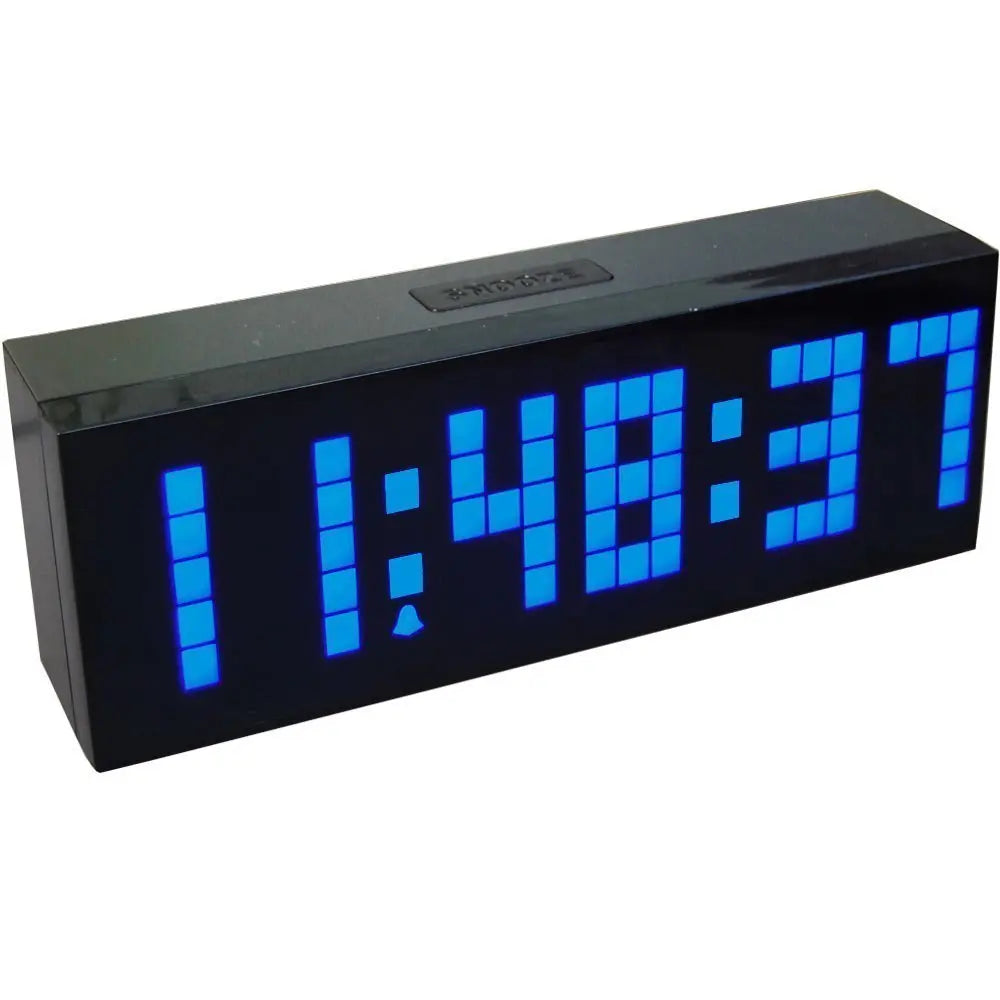 Electronic Alarm Clock Automatically Clocks The Wall Clock null