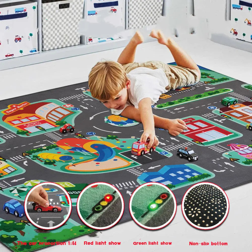 LED Lighter Rode Rugs For Kid Play Climb Carpets null