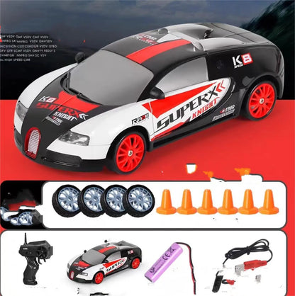 2.4G Drift Rc Car 4WD RC Drift Car Toy Remote Control GTR Model AE86 Vehicle Car RC Racing Car Toy For Children Christmas Gifts null