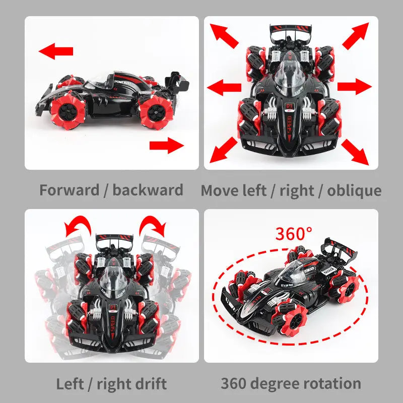 4WD Horizontal Drift Spray Stunt RC Car Toy null