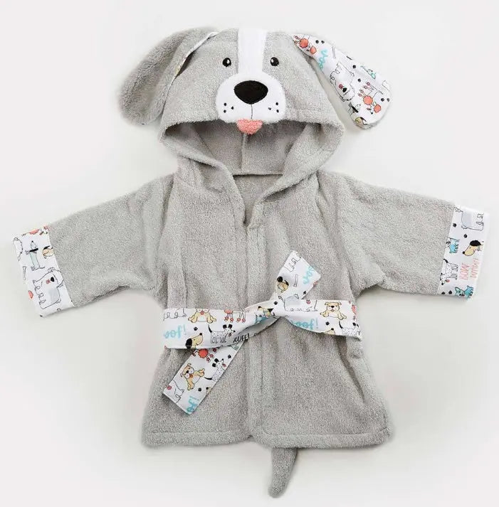 Cartoon Cute Animal Modeling Baby Bath Towels Baby Bathrobes Cotton Children's Bathrobes Baby Hooded null