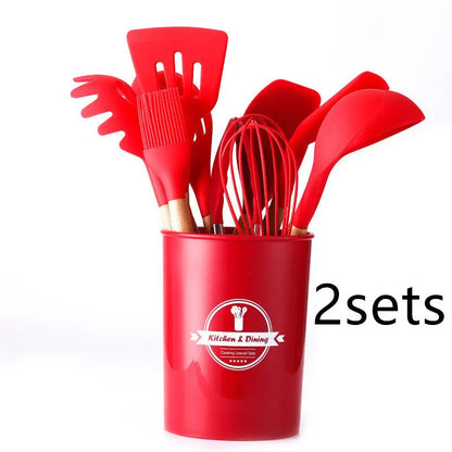 Silicone kitchenware set null