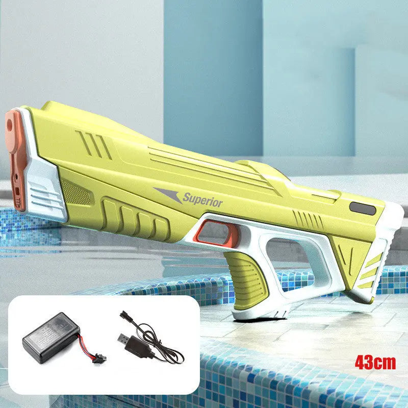 Summer Full Automatic Electric Water Gun Toy Induction Water Absorbing High-Tech Burst Water Gun Beach Outdoor Water Fight Toys null