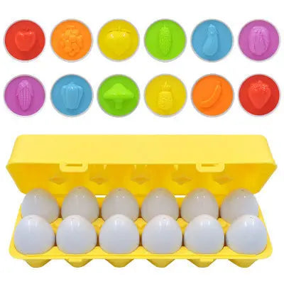 Baby Learning Educational Toy Smart Egg Toy Games Shape Matching Sorters Toys Montessori Eggs Toys For Kids Children null