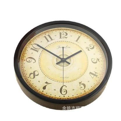 Arabic Digital Bedroom Study Mute Second Sweeping Wall Clocks null