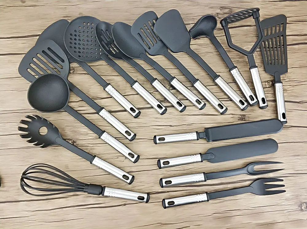 Nylon Kitchenware 42-piece Casing Handle Stainless Steel null