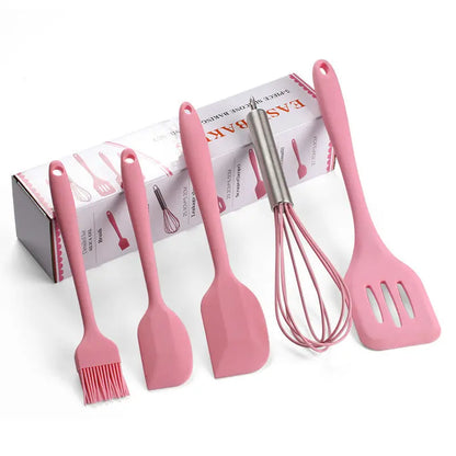 5-piece silicone kitchenware set null