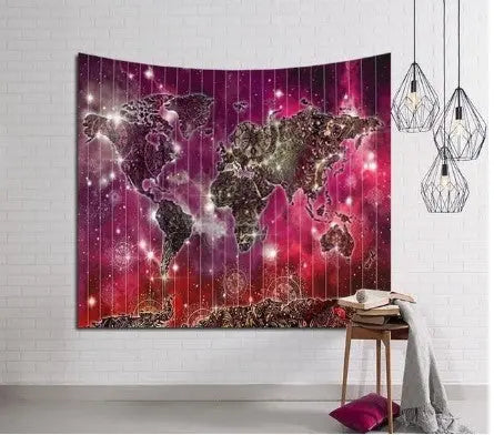 Wall decoration net red layout room bedroom hang cloth dormitory Nordic wind tapestry null